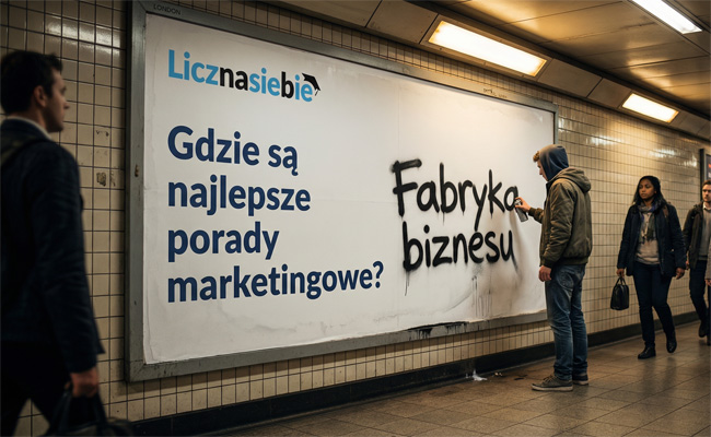 Billboard w metrze