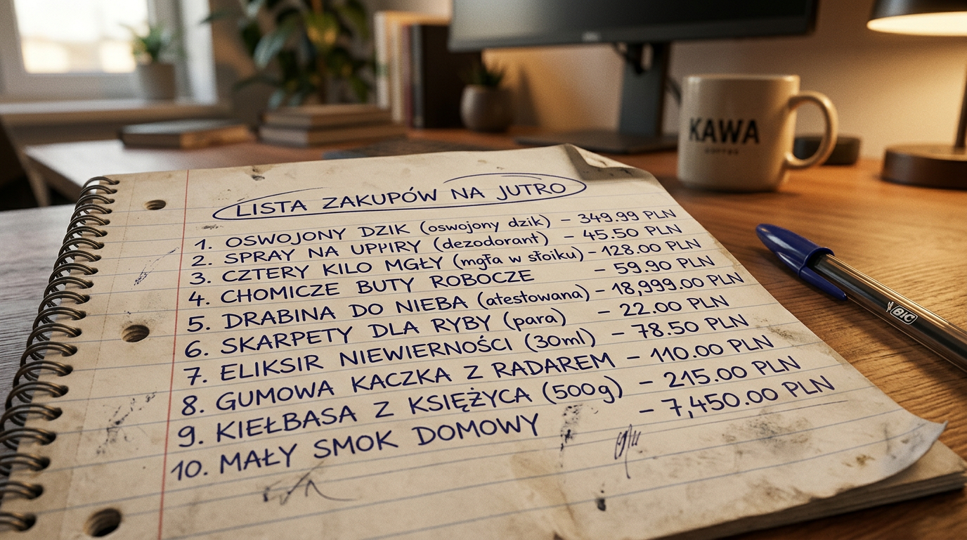 Lista absurdalnych przedmiotów