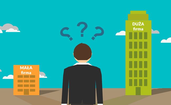 Mała firma vs duża firma