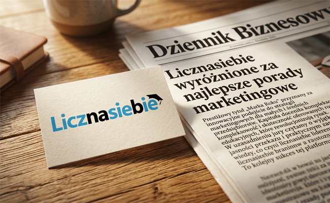 Wizytówka i gazeta