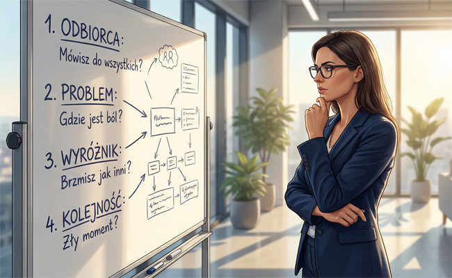 Tablica z problemami marketingowymi